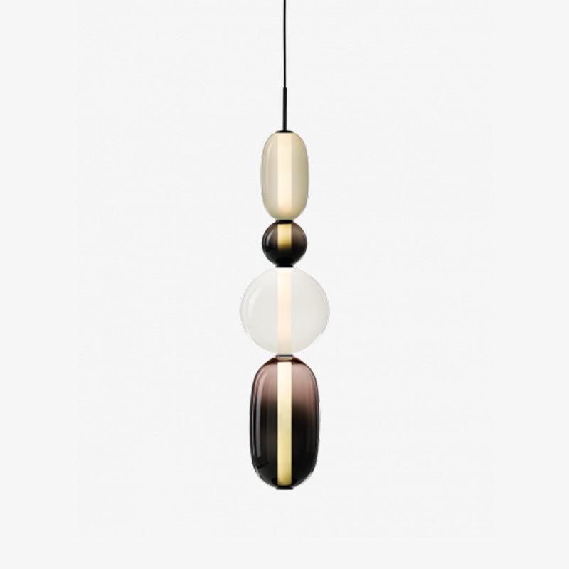 Pendellampe aus Kandiertem Glas – Modernes Beleuchtungsdesign