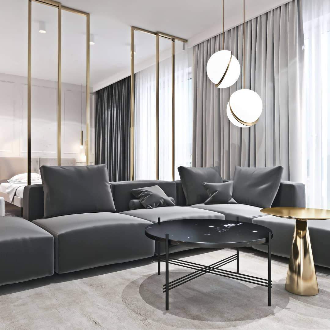 Pendelleuchte in Mondsichel-Form – Elegante Deckenleuchte