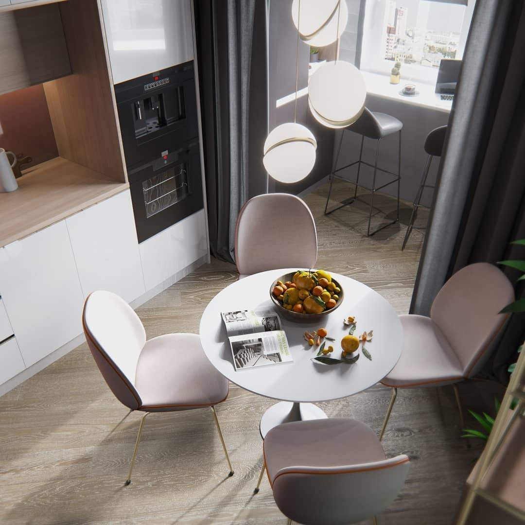 Pendelleuchte in Mondsichel-Form – Elegante Deckenleuchte