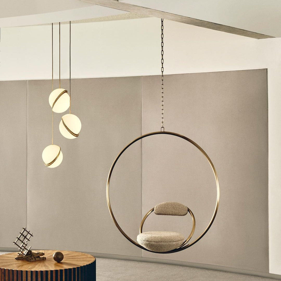 Pendelleuchte in Mondsichel-Form – Elegante Deckenleuchte