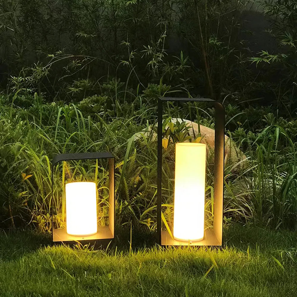 Energiesparende Metall-Stehlampe mit Solar-LED für Den Außenbereich