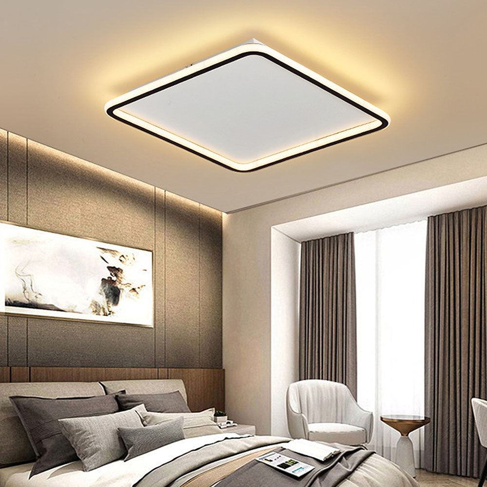 Moderne Quadratische LED-Deckenleuchte – Nordic Flush Mount