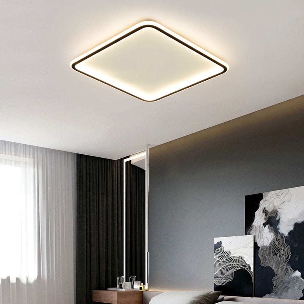 Moderne Quadratische LED-Deckenleuchte – Nordic Flush Mount