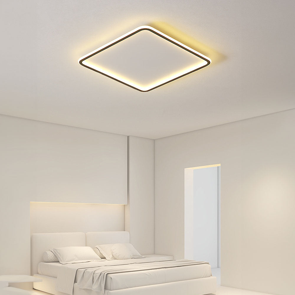 Moderne Quadratische LED-Deckenleuchte – Nordic Flush Mount