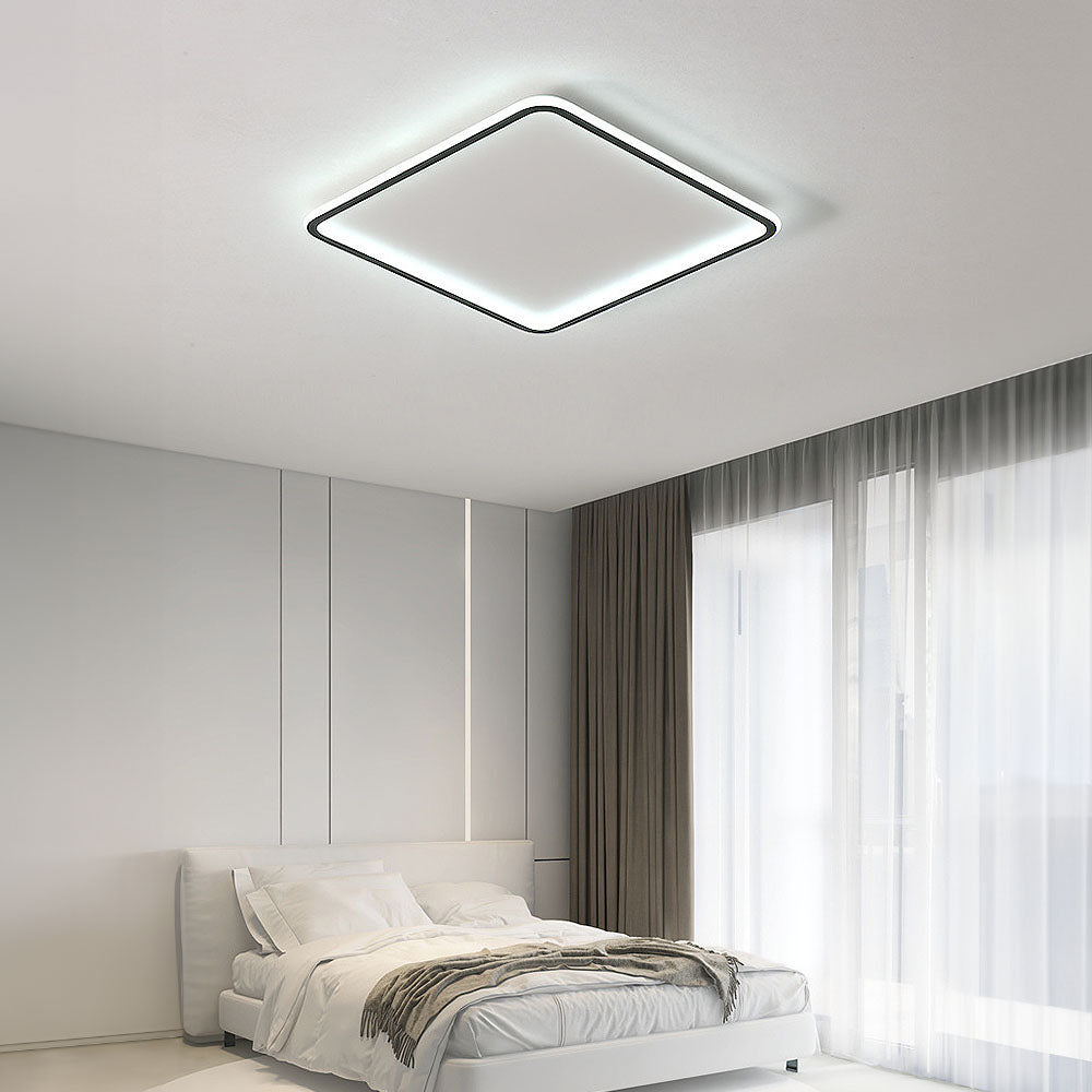 Moderne Quadratische LED-Deckenleuchte – Nordic Flush Mount