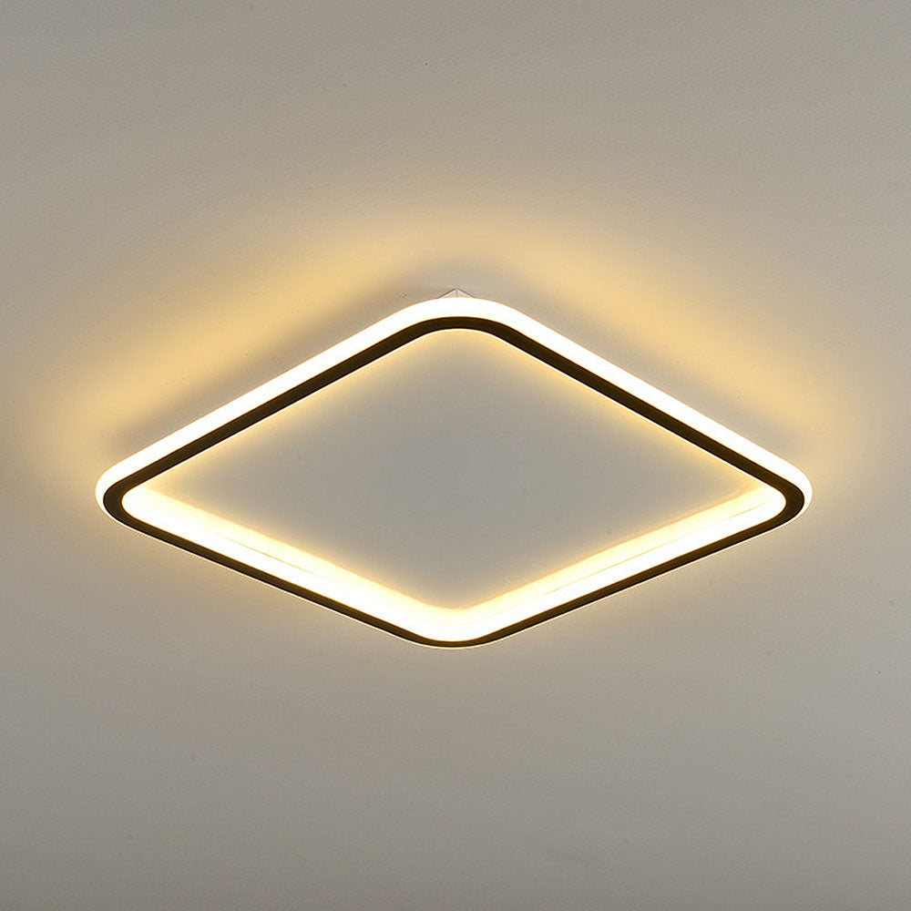 Moderne Quadratische LED-Deckenleuchte – Nordic Flush Mount