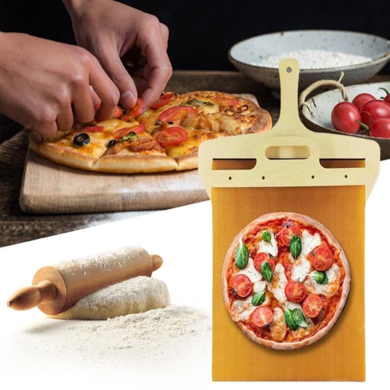 Rutschfester Pizzaschieber mit Antihaftbeschichtung