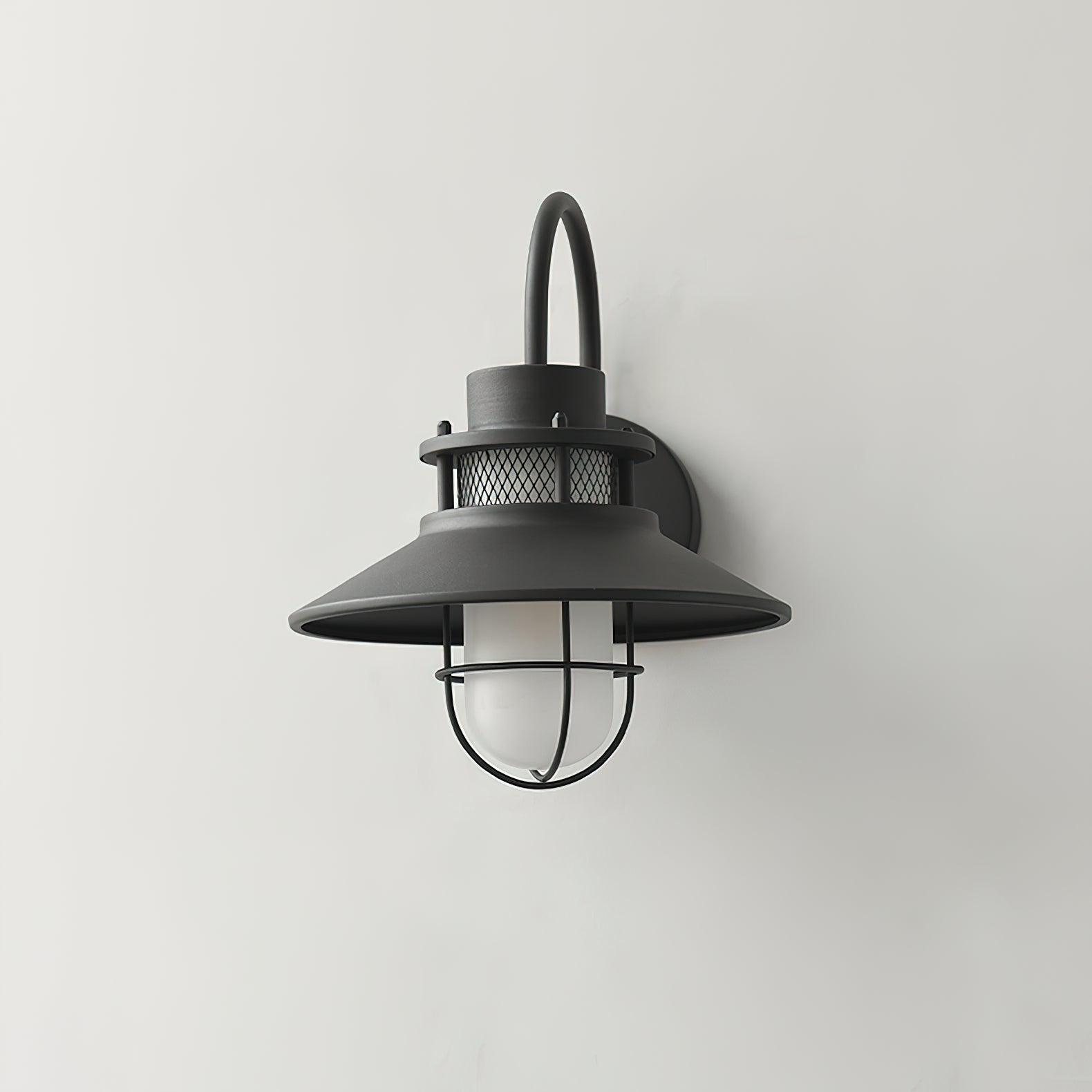 Kesselförmige Außenwandlampe – Zeitloses Design