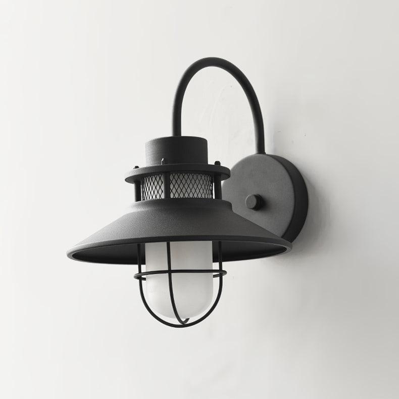 Kesselförmige Außenwandlampe – Zeitloses Design