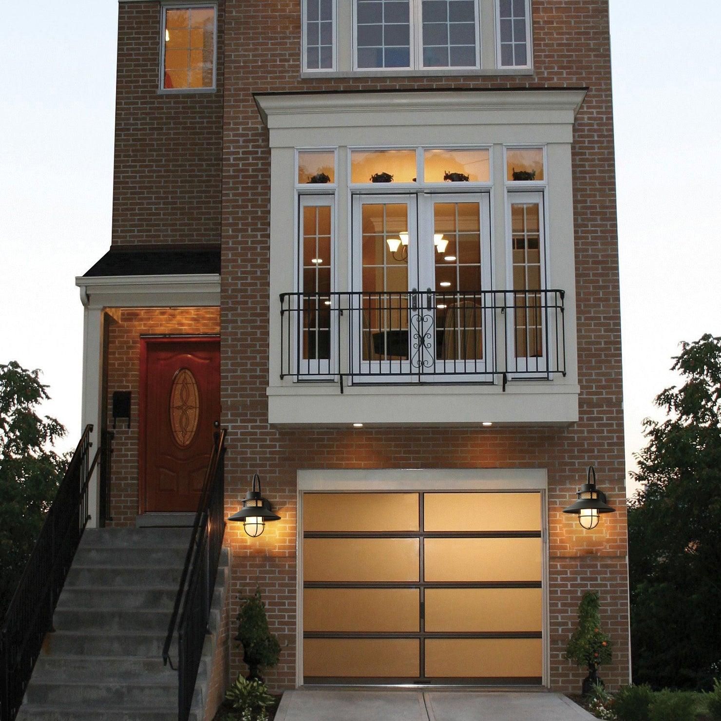 Kesselförmige Außenwandlampe – Zeitloses Design