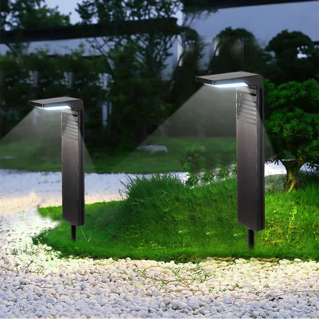 Robuste LED-Solarleuchte für Garten und Terrasse