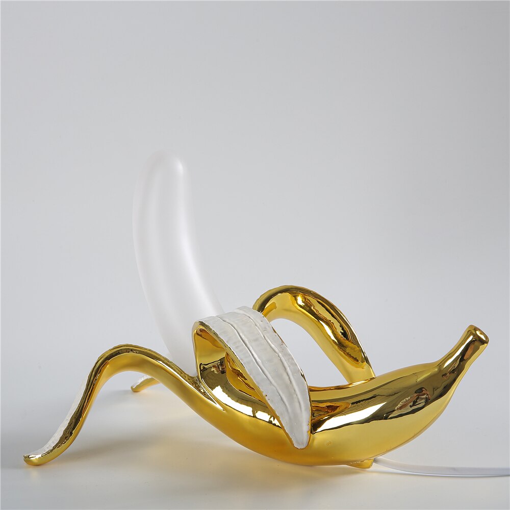 Wunderliche Bananen-Tischlampe
