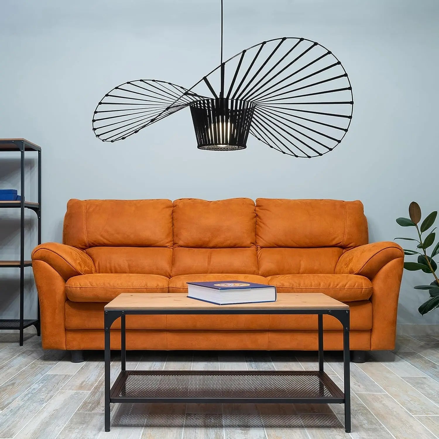 Pendelleuchte im Vintage-Hut Design