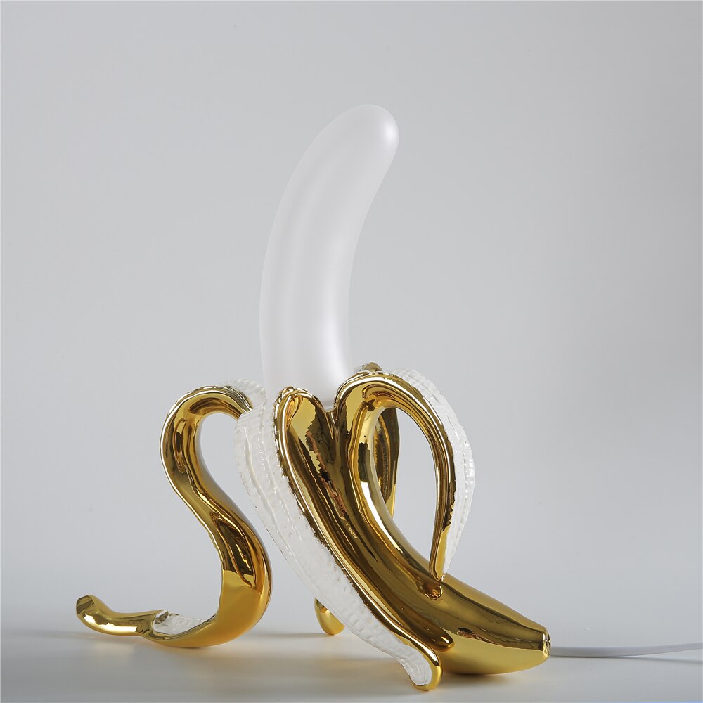 Wunderliche Bananen-Tischlampe