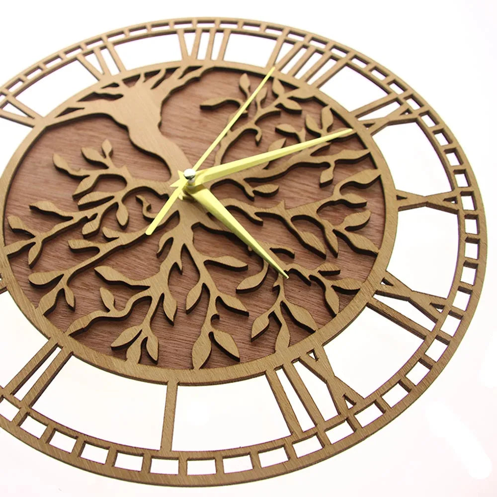 Wanduhr aus Holz | Zeitloser Akzent