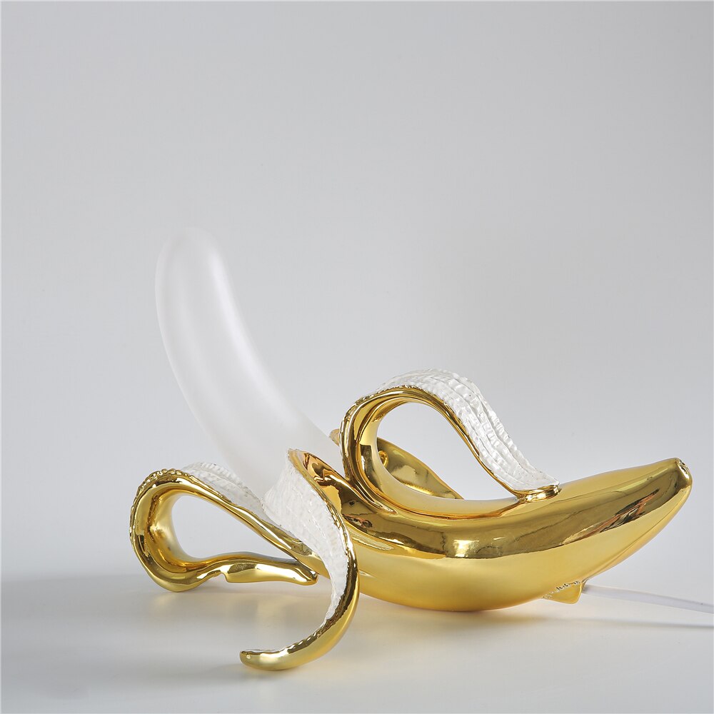 Wunderliche Bananen-Tischlampe