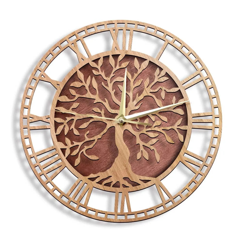 Wanduhr aus Holz | Zeitloser Akzent