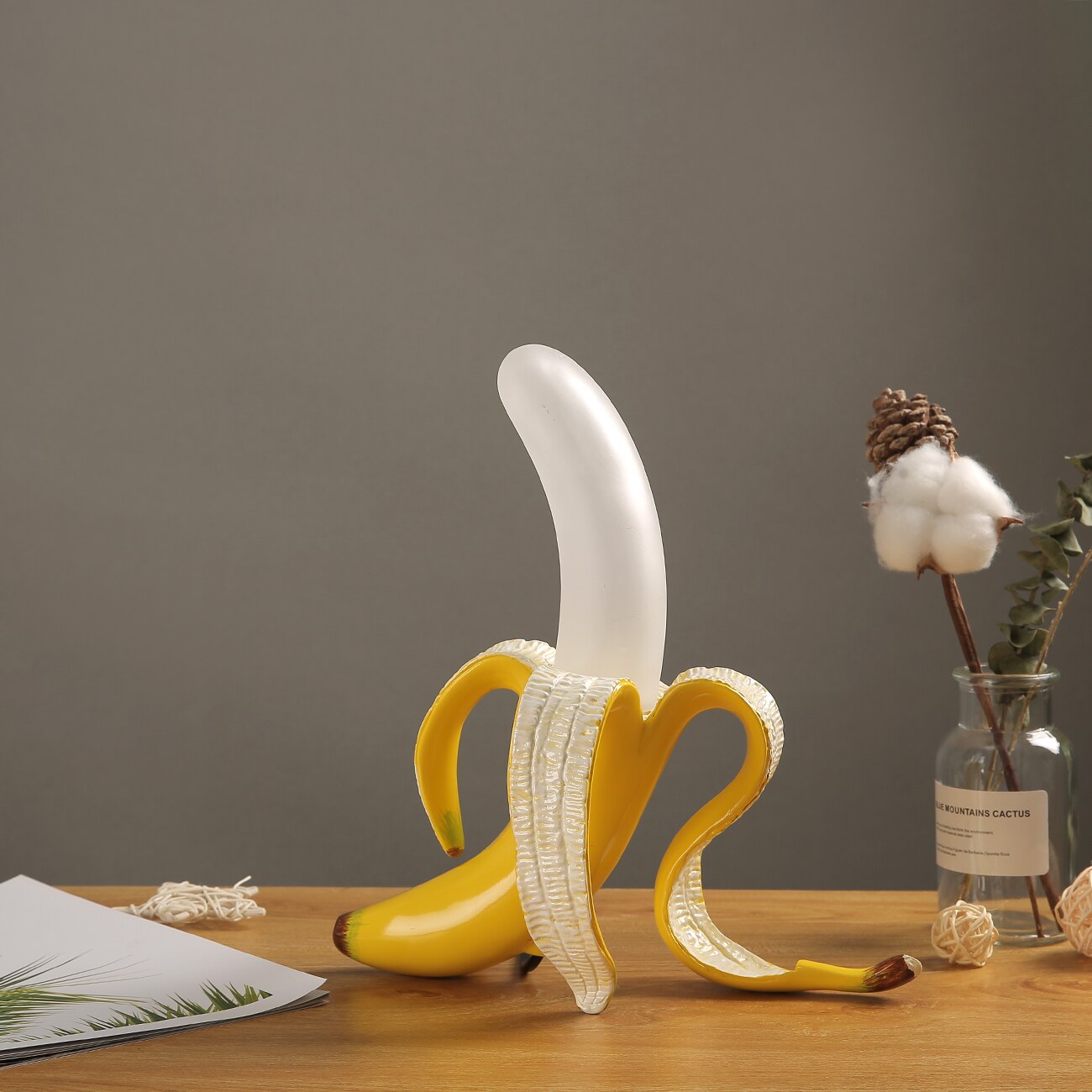 Wunderliche Bananen-Tischlampe