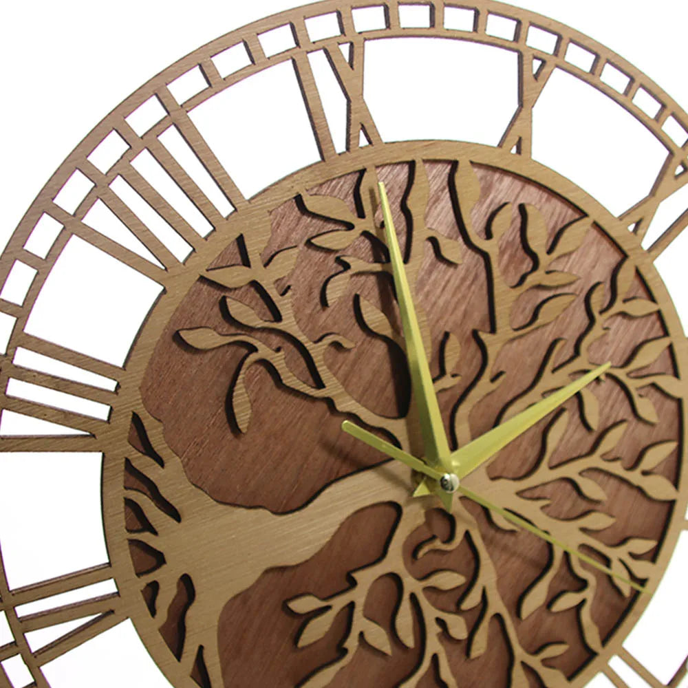 Wanduhr aus Holz | Zeitloser Akzent