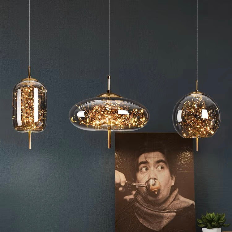 Kristall-Hängeleuchte mit LED – Modernes Deckenlicht