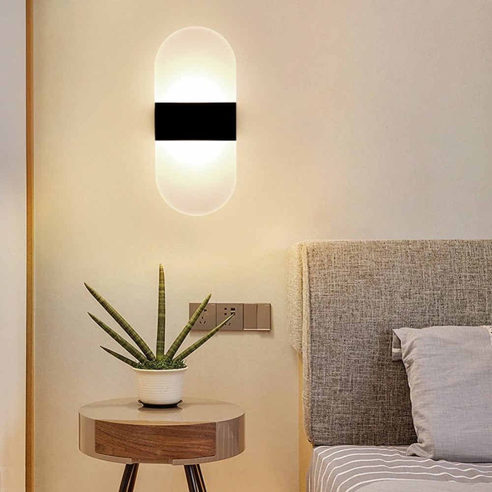LED-Leuchte für die Wand mit Touch-Bedienung