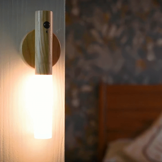 Wiederaufladbares LED-Nachtlicht mit Bewegungsmelder