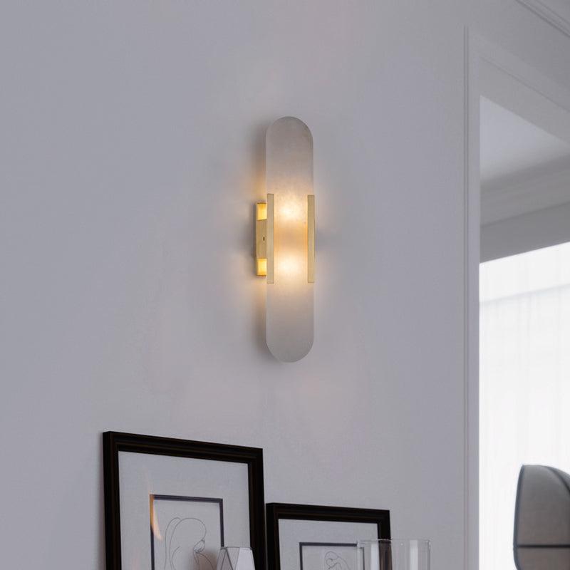 Langlebige Alabaster-Wandlampe Mit Modernem Look