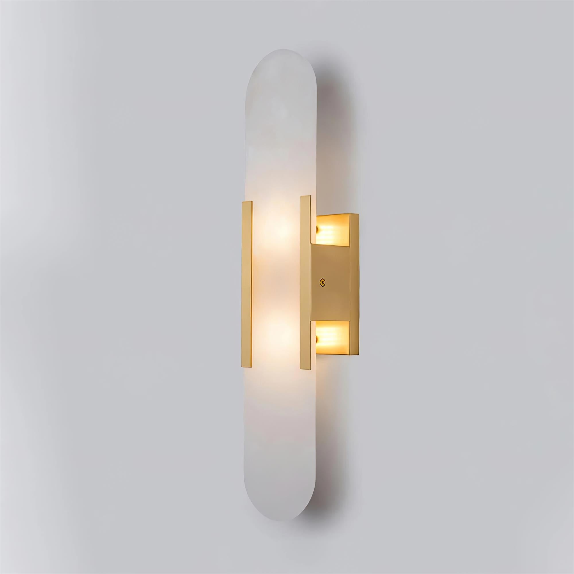 Langlebige Alabaster-Wandlampe Mit Modernem Look