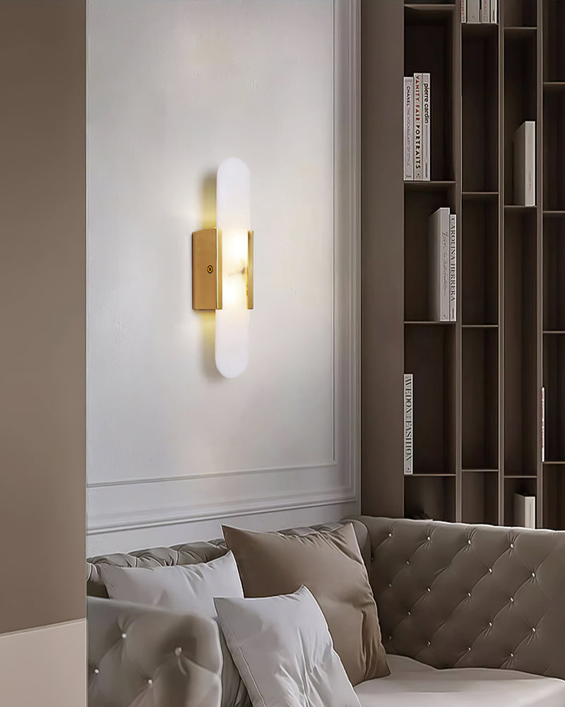 Langlebige Alabaster-Wandlampe Mit Modernem Look