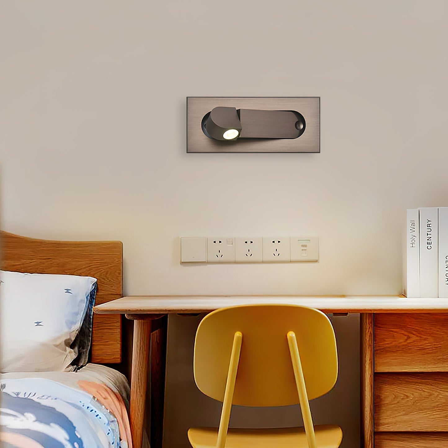 LED Nachttischlampe mit Flexiblem Lesearm – Modern & Stilvoll