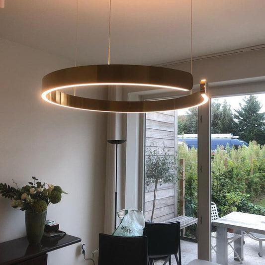 Moderne Kreisförmige LED-Pendelleuchte – Energieeffiziente Deckenleuchte