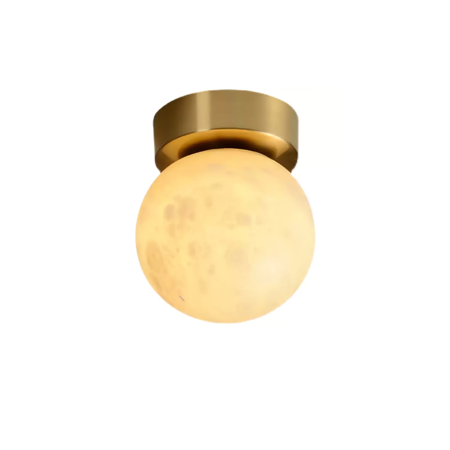 Leuchtender Mond Alabaster LED-Deckenleuchte | Moderne Deckenlampe