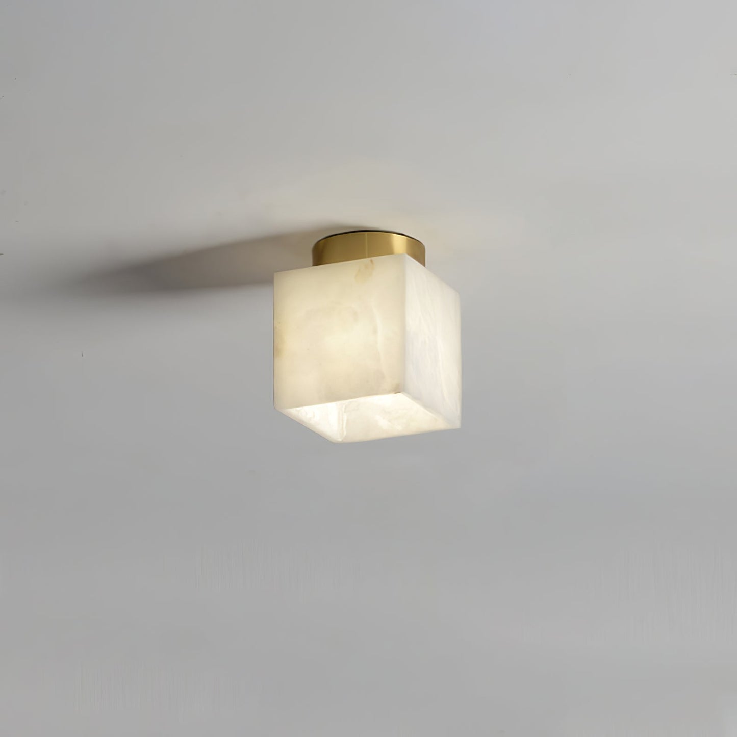 Leuchtender Mond Alabaster LED-Deckenleuchte | Moderne Deckenlampe