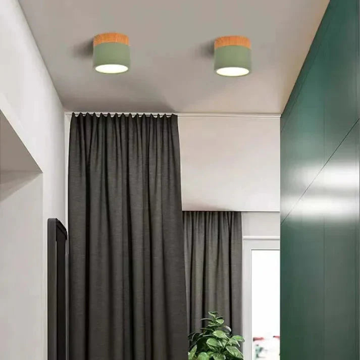 Aluminium Zylinder LED-Deckenlampe – Kompakt & Modern