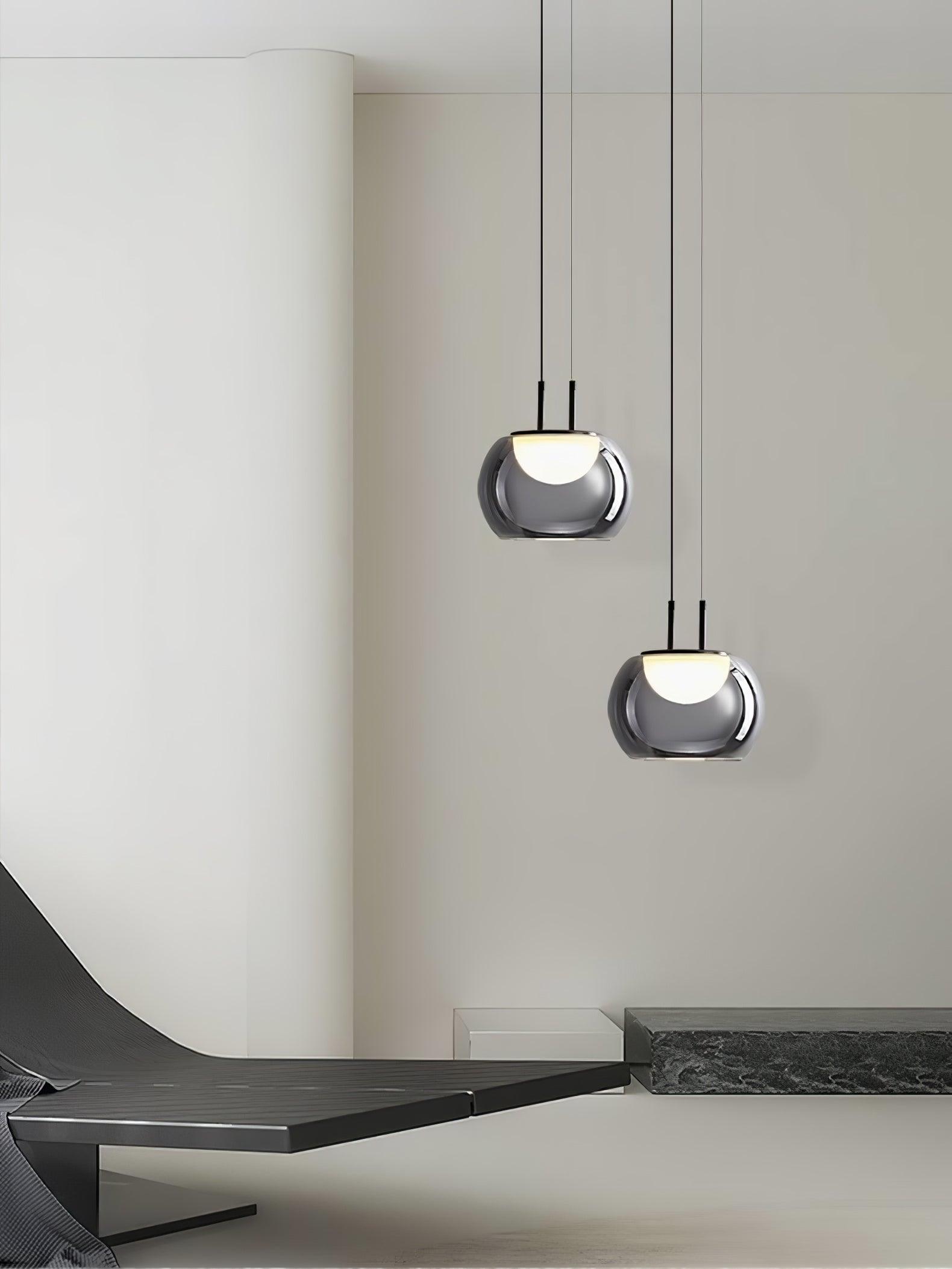 Moderne Halo Pendelleuchte | Mystique-Stil