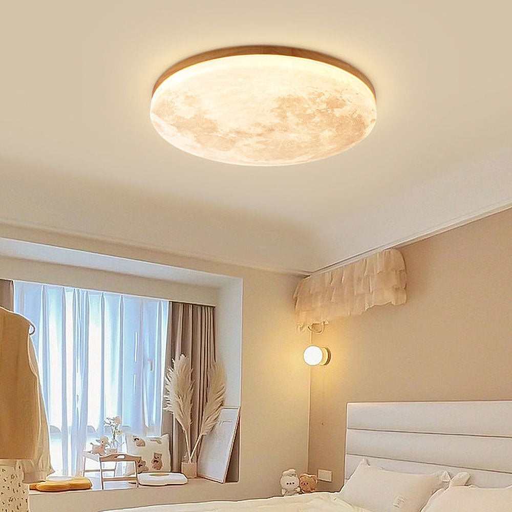 Elegante Vom Mond Inspirierte LED-Deckenleuchte