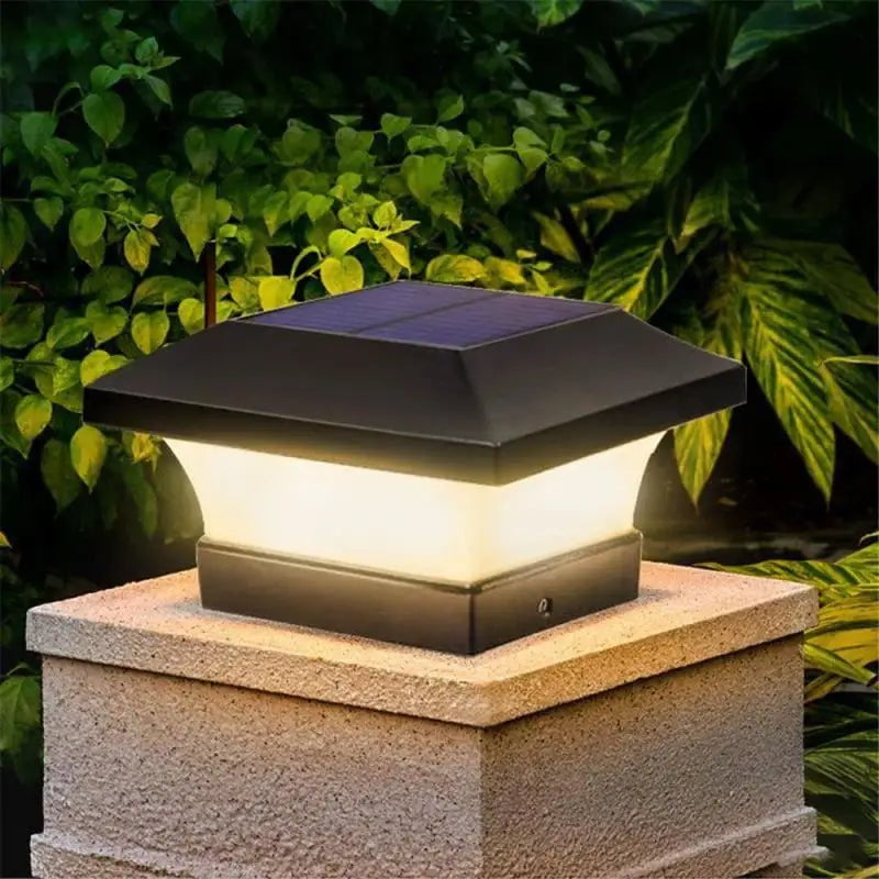 Kompakte Solar-Säulenlampe