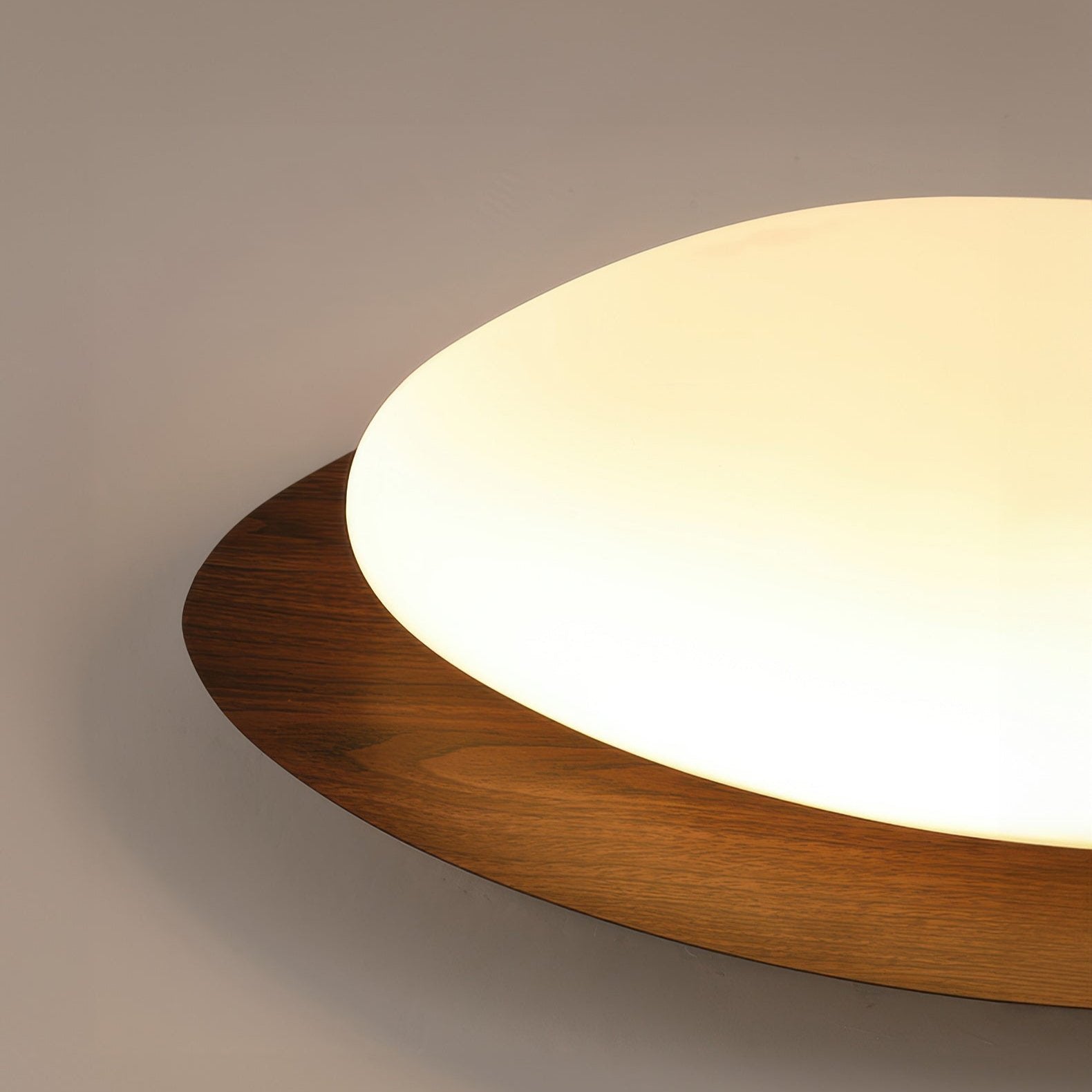 Pebble-Design Deckenlampe | Skandinavische Holzmaserung Innenleuchte