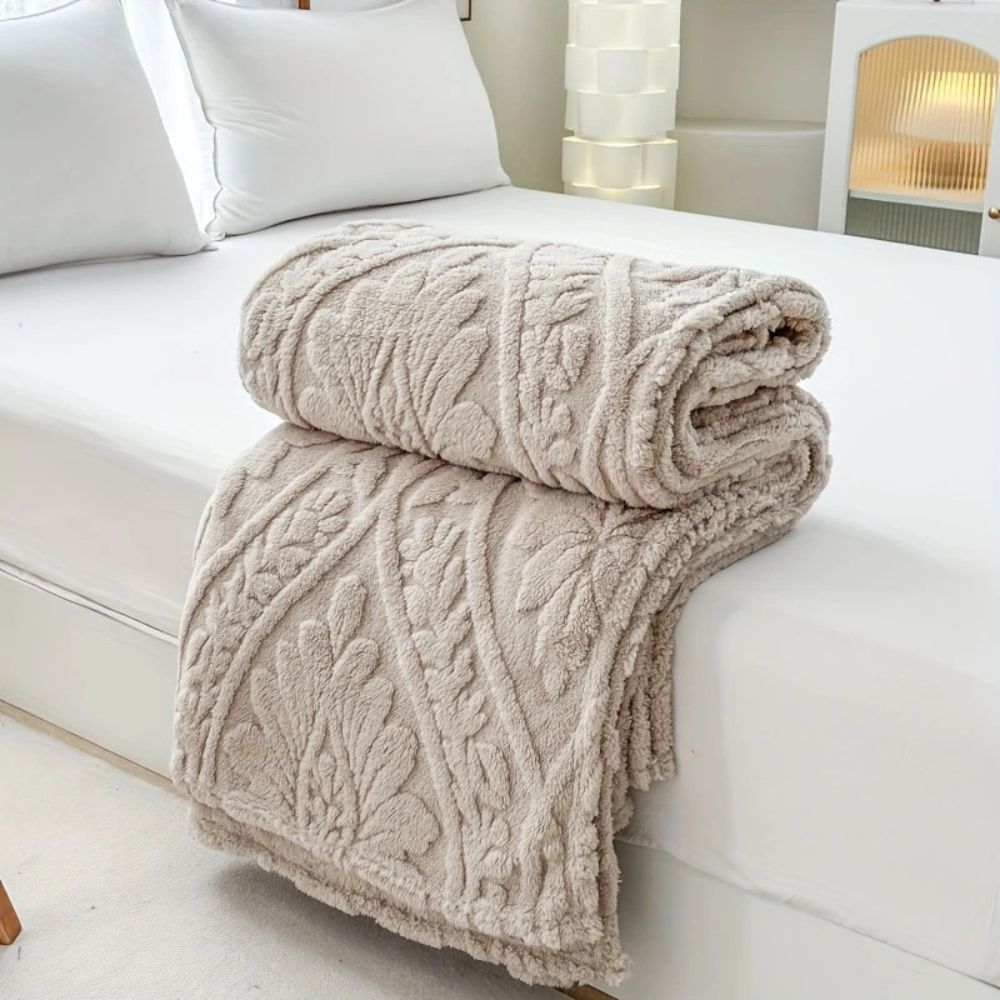 Weiche Jacquard-Decke im Paris-Stil