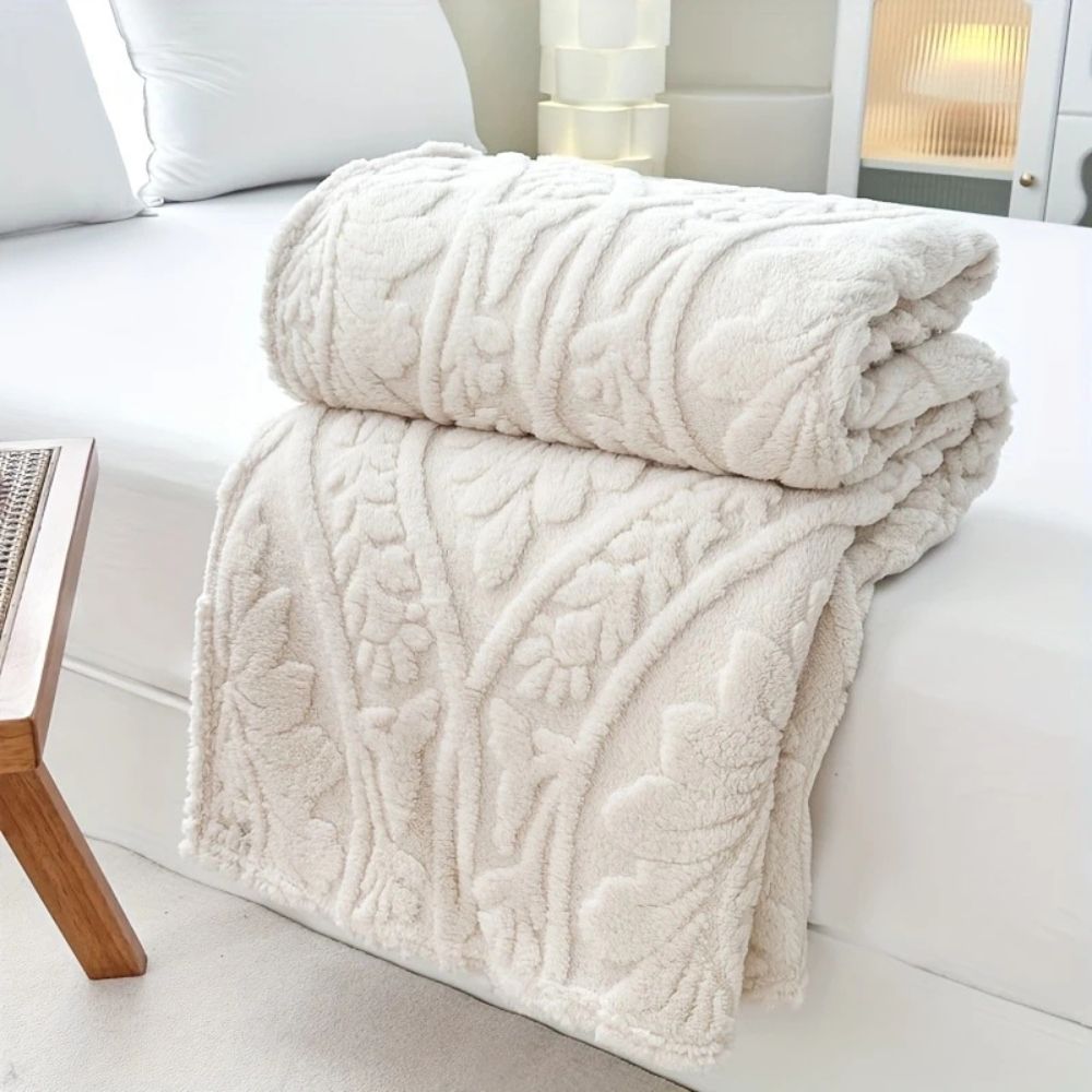 Weiche Jacquard-Decke im Paris-Stil