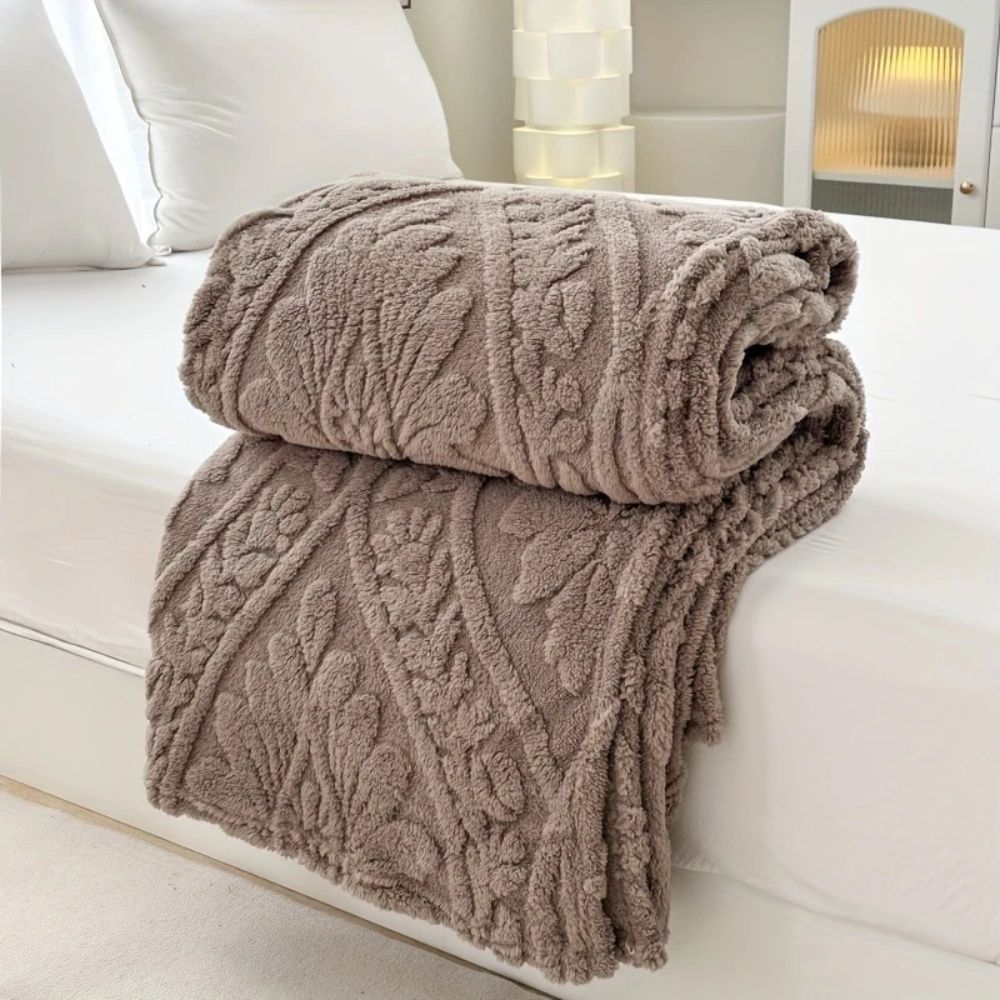 Weiche Jacquard-Decke im Paris-Stil
