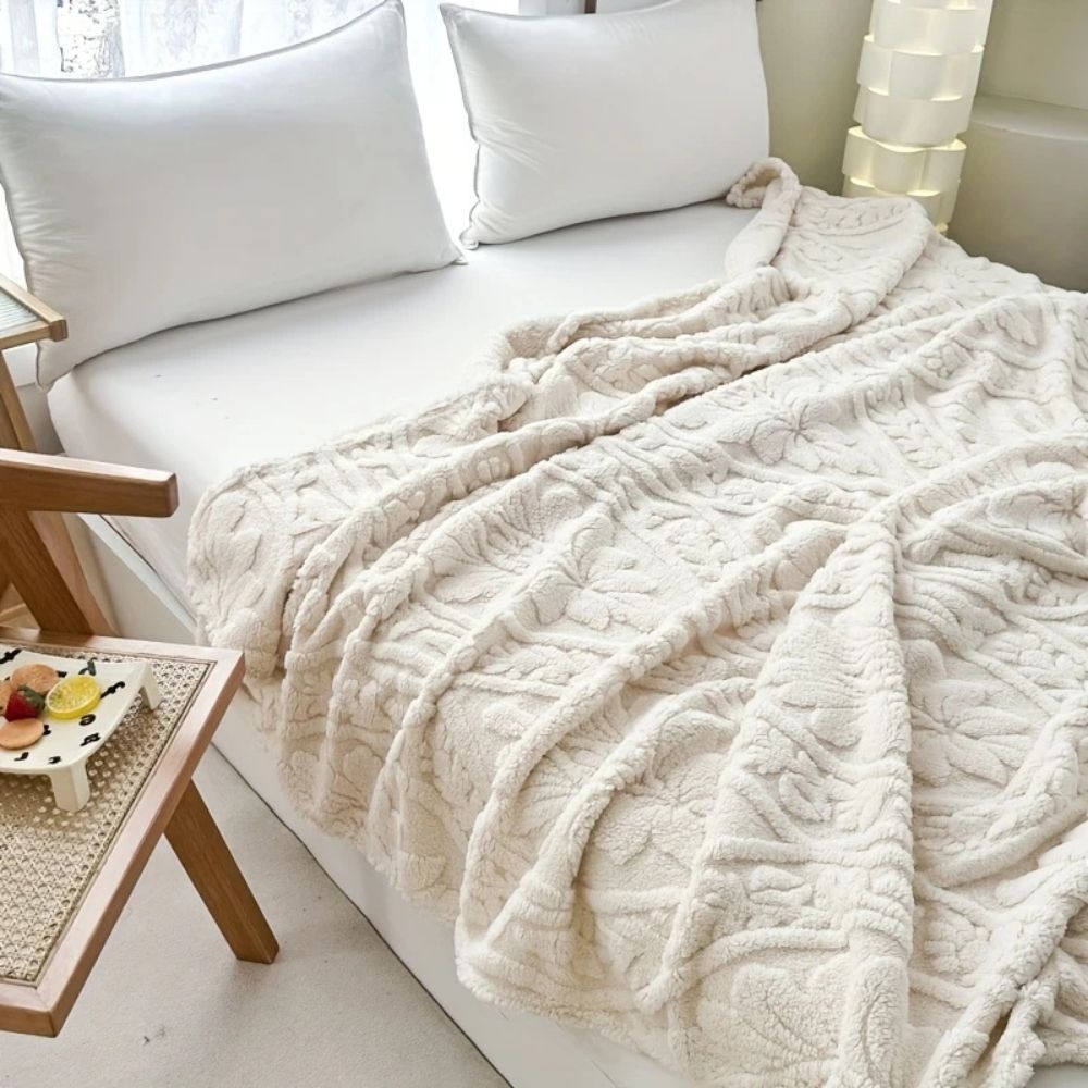Weiche Jacquard-Decke im Paris-Stil