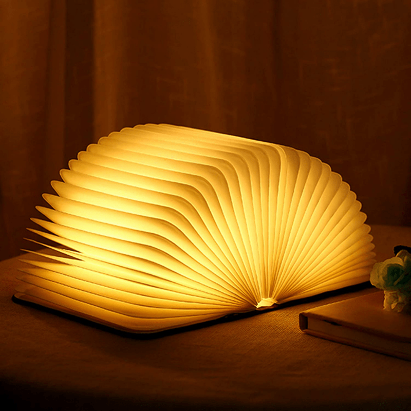 Klappbare Buchlampe – Zauberhafte Nachtlampe Und Dekoration In Einem