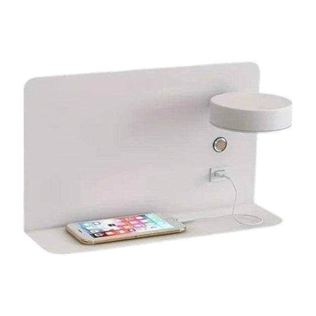 Wandleuchte mit Ladestation zur Wandmontage