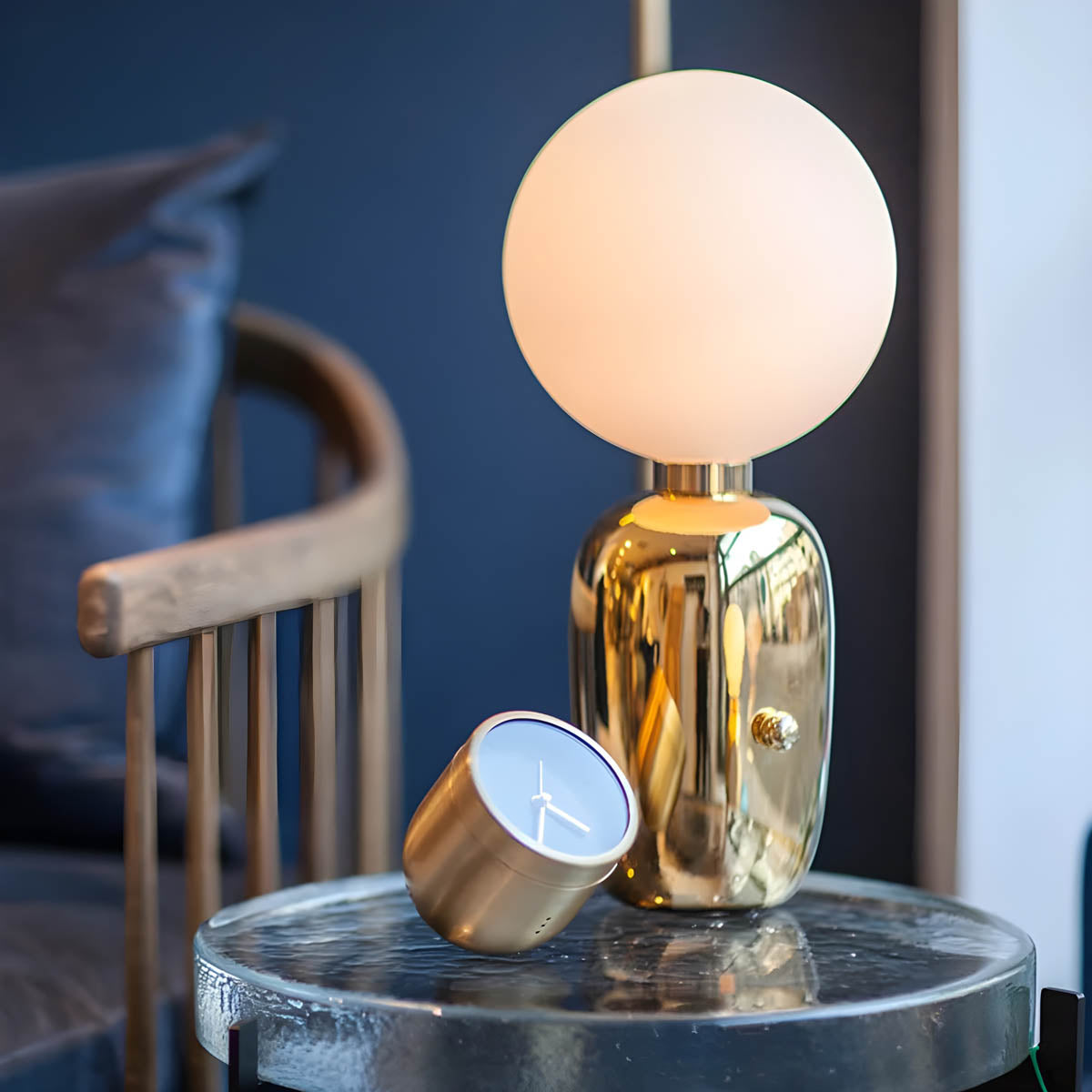 Moderne Globus Tischlampe