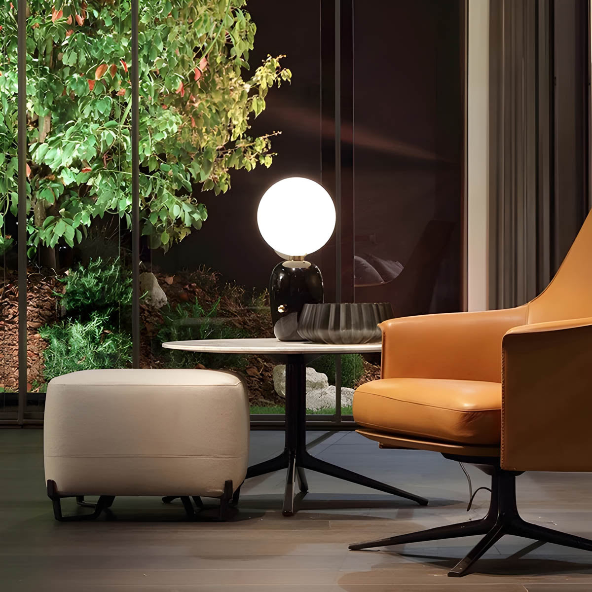 Moderne Globus Tischlampe