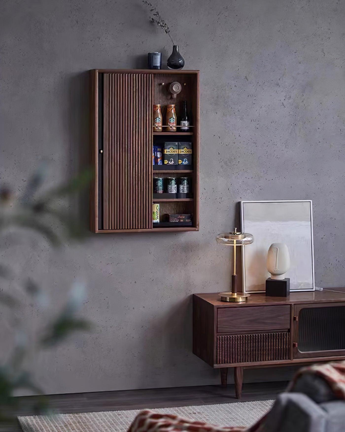 Schlanke Tischlampe aus Glas – Minimalistisch