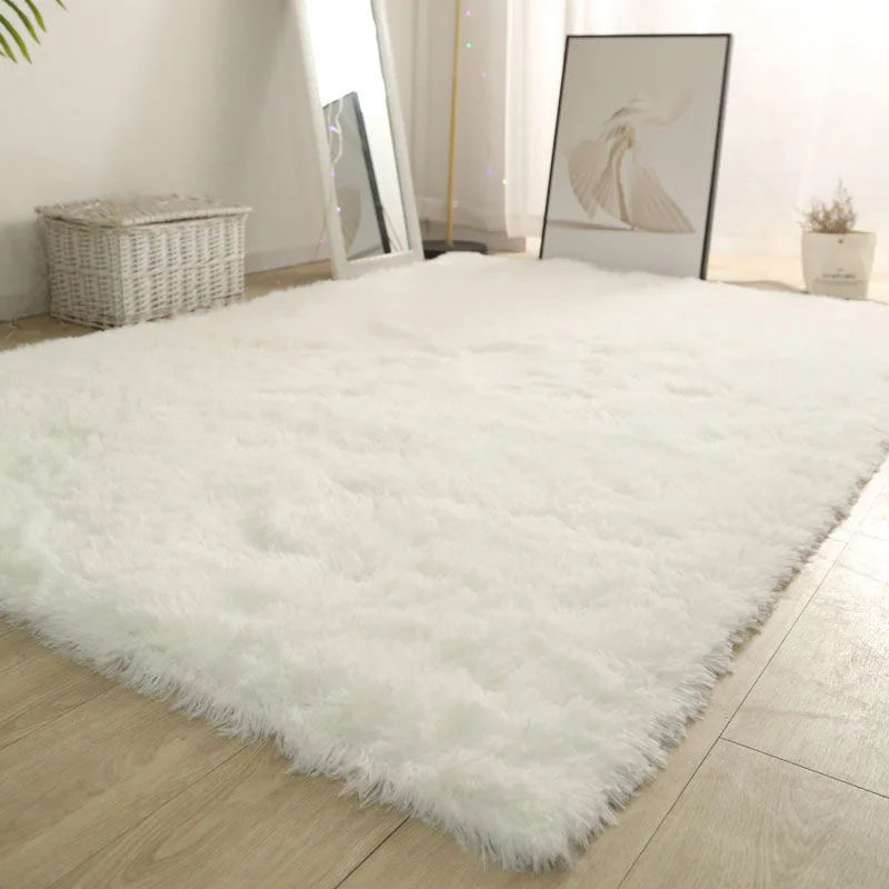 Fluffiger Rutschfester Wohnzimmerteppich