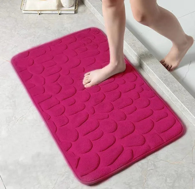 Anti-Rutsch-Badmatte mit Pflasterstein-Muster