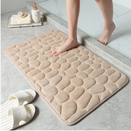 Anti-Rutsch-Badmatte mit Pflasterstein-Muster